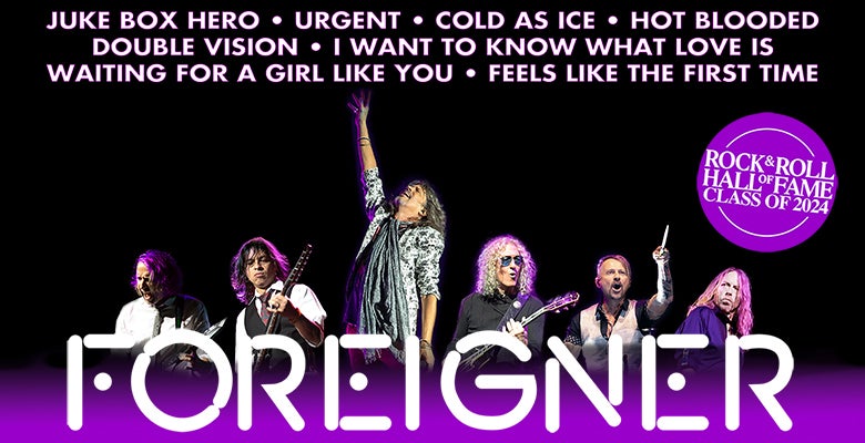 More Info for FOREIGNER Comes to DPAC on July 29, 2025