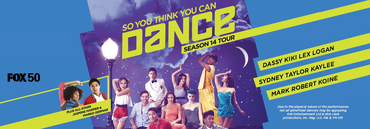 So You Think You Can Dance Dpac Official Site
